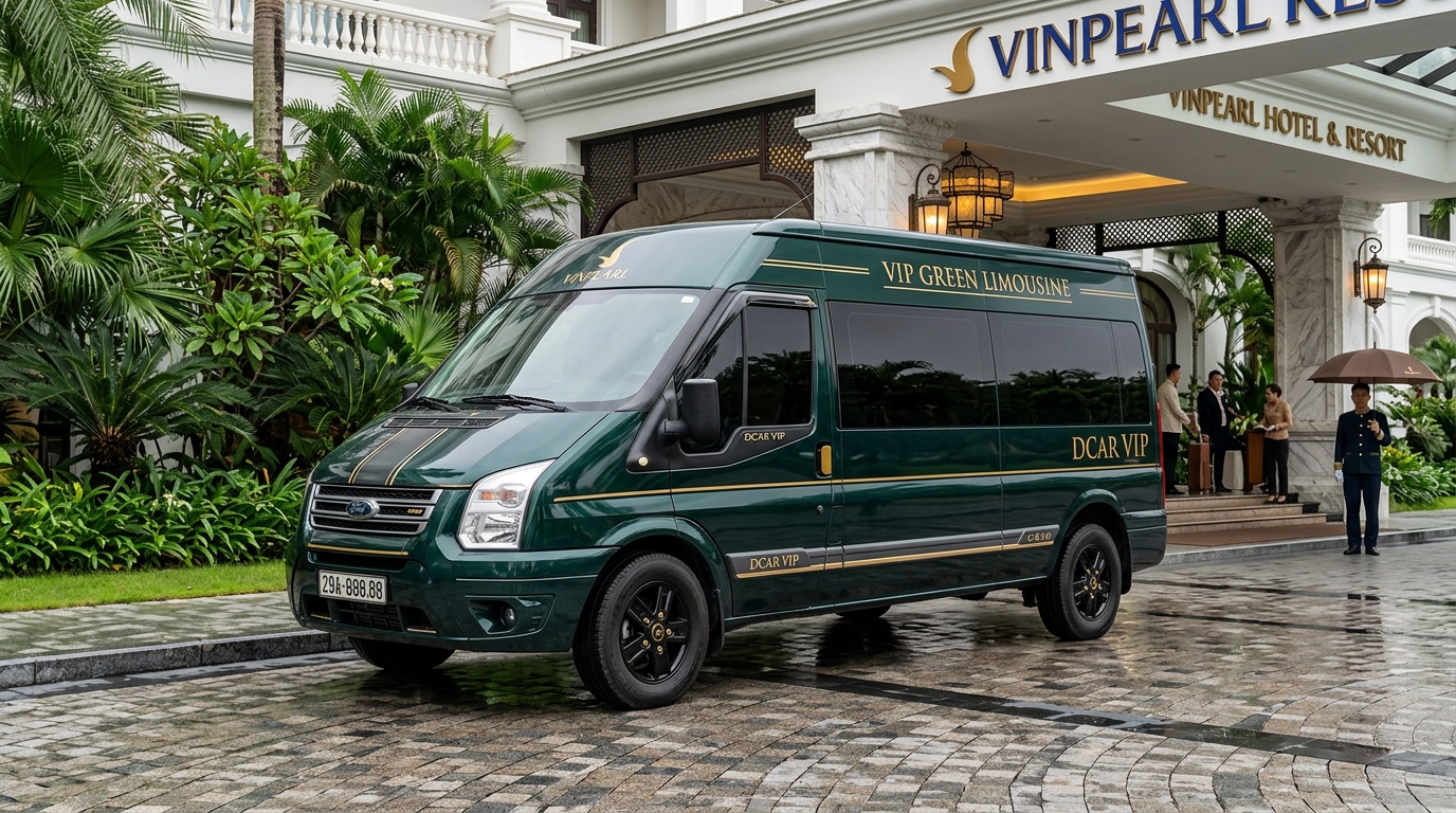 Thuê xe Limo Green Vĩnh Long
